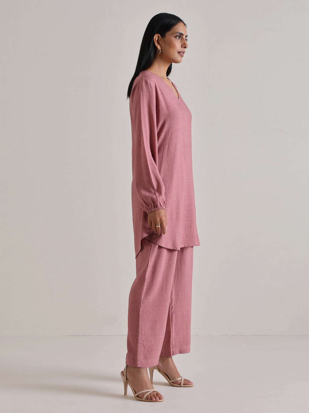 trueBrowns Mauve Short Co-Ord Set | Grocsy