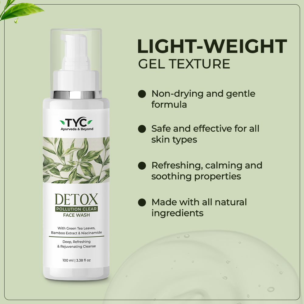 TYC Detox Pollution Clear Facewash | Grocsy