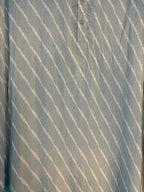 trueBrowns Blue Leheriya Men's Kurta | Grocsy