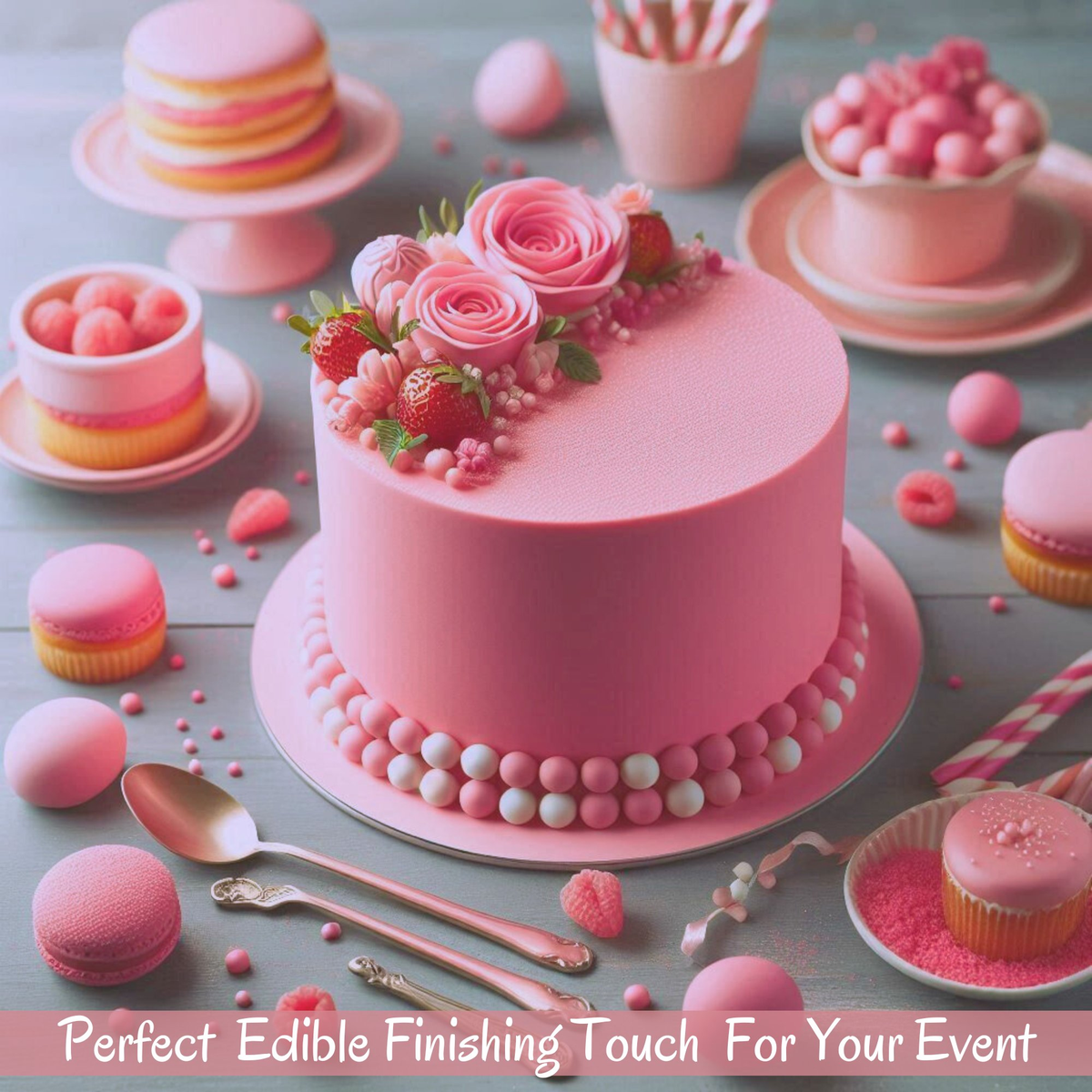 Confect Hot Pink Fondant | Edible Sugarpaste | Grocsy