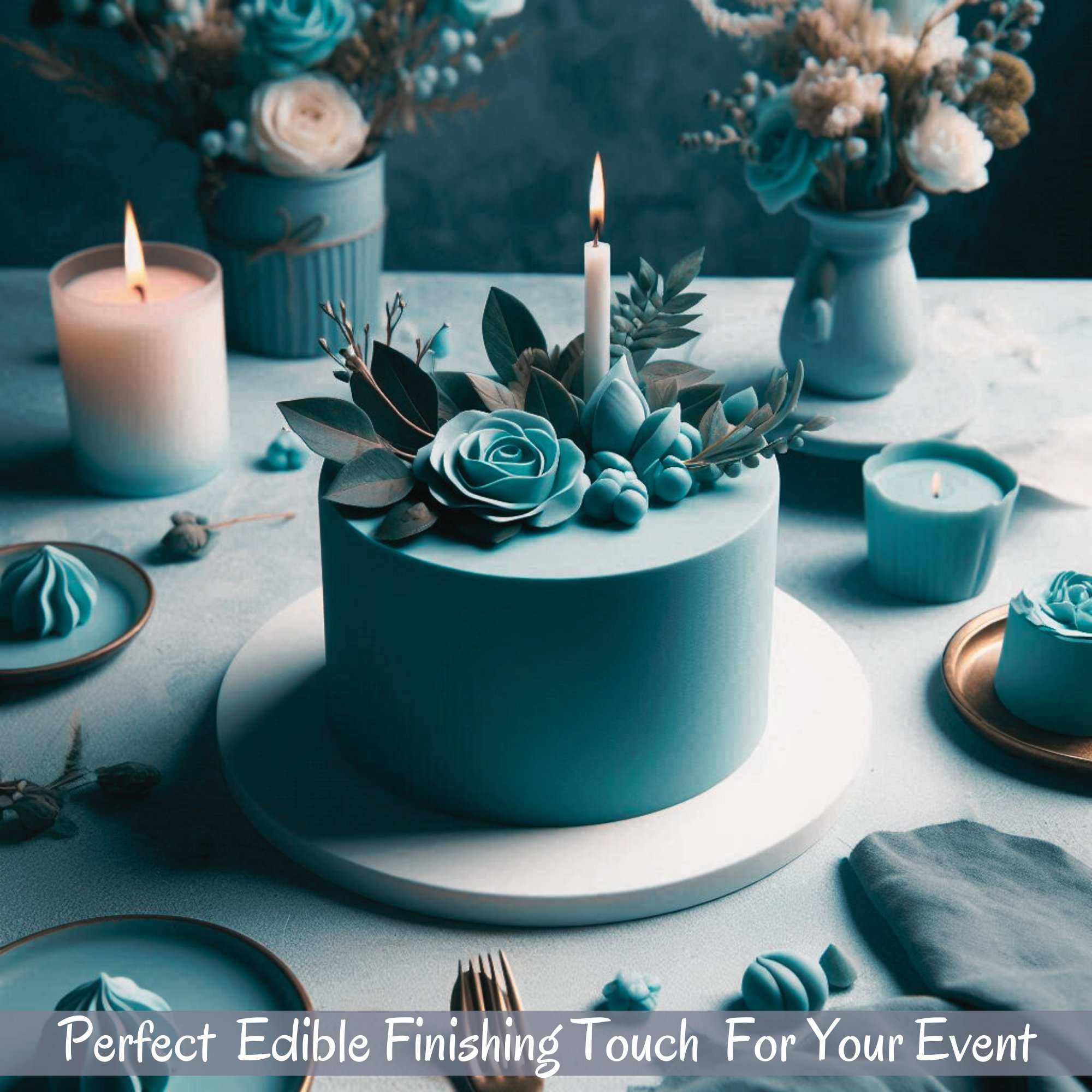 Confect Teal Fondant | Edible Sugarpaste | Grocsy