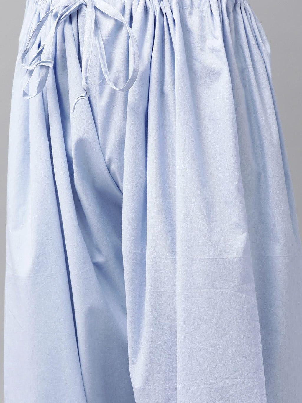 Fabmade Men Sky Blue Pathani Suits | Grocsy