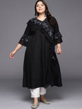 Ahalyaa Floral Bell Sleeves Kurta | Grocsy