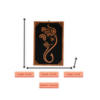 Sowpeace Abstract terracotta ganesh wall decor | Grocsy