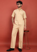 Fabmade Desert Sand Classic Co-Ord Set | Grocsy