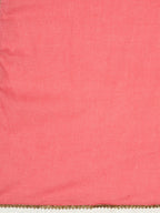 HERE&NOW Women Cream-Coloured Pleated Kurti with Trousers & With Dupatta | Grocsy