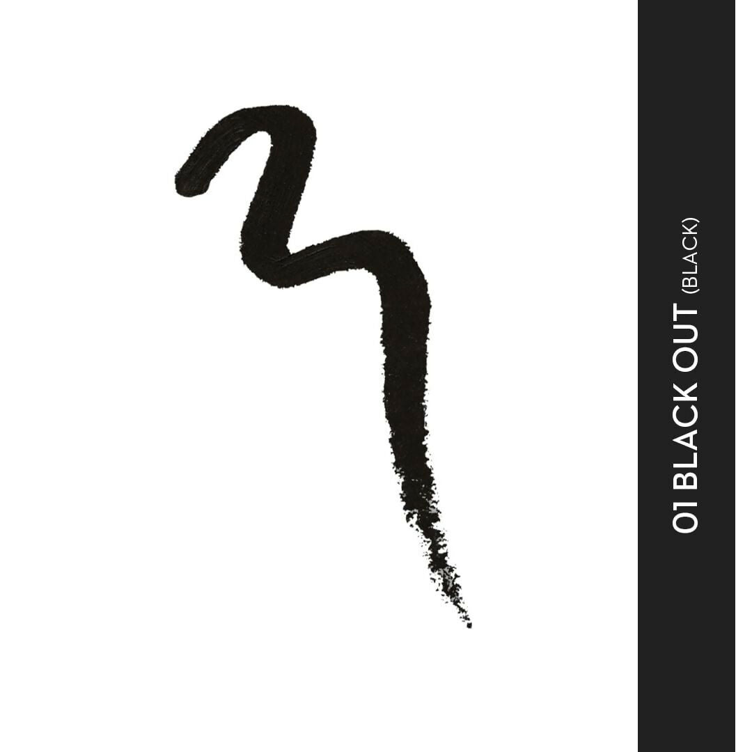 Sugar Cosmetics Kohl of Honour Intense Kajal Upto 12 hrs, Long Lasting, Smudge Proof & Waterproof Kajal - 01 Black Out | Grocsy