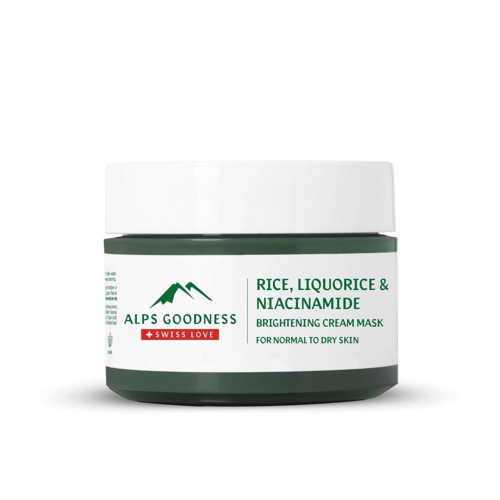Alps Goodness Rice, Liquorice & Niacinamide Brightening Cream Mask | Grocsy