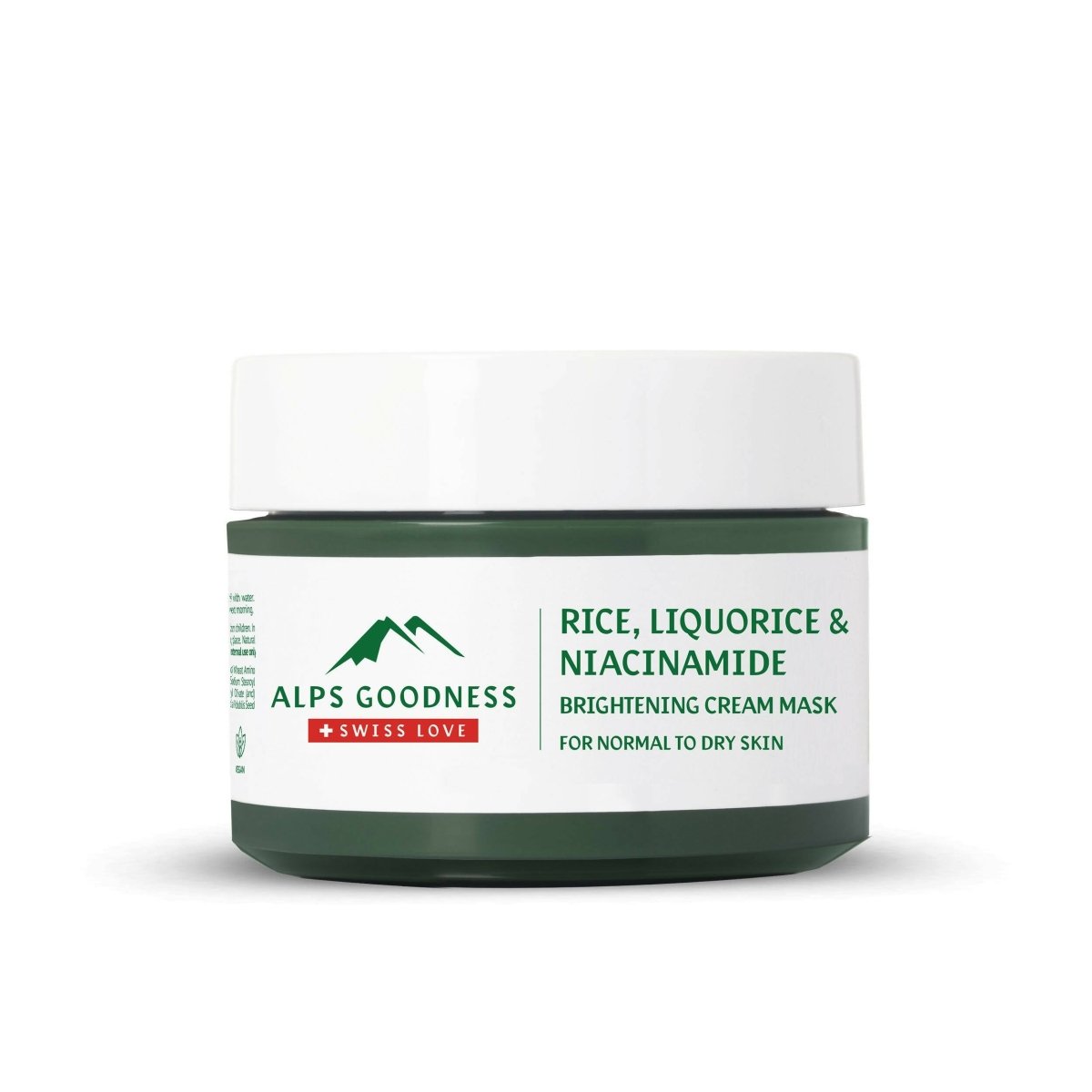 Alps Goodness Rice, Liquorice & Niacinamide Brightening Cream Mask | Grocsy