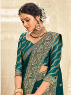 Saree Mall Ethnic Motifs Woven Design Zari Sarees | Grocsy