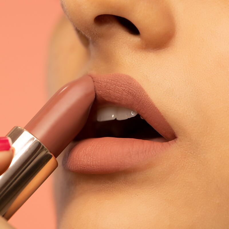 Kay Beauty By Katrina Kaif Matte Drama Long Stay Lipstick - Muse | Grocsy
