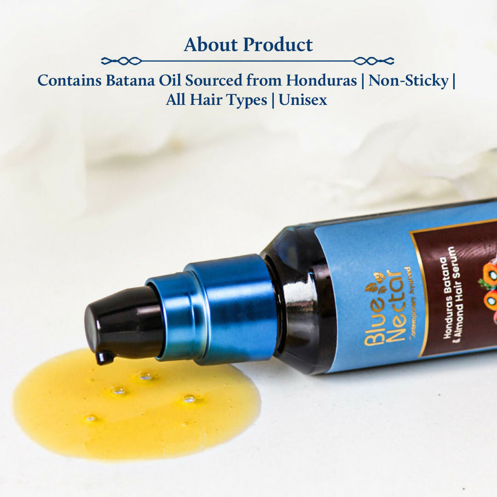 Blue Nectar Batana Hair Serum For Fuller & Thicker Hair | Grocsy