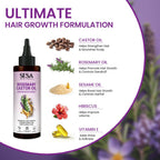 Sesa Ayurvedic Rosemary Hair Oil With Castor Oil | Grocsy