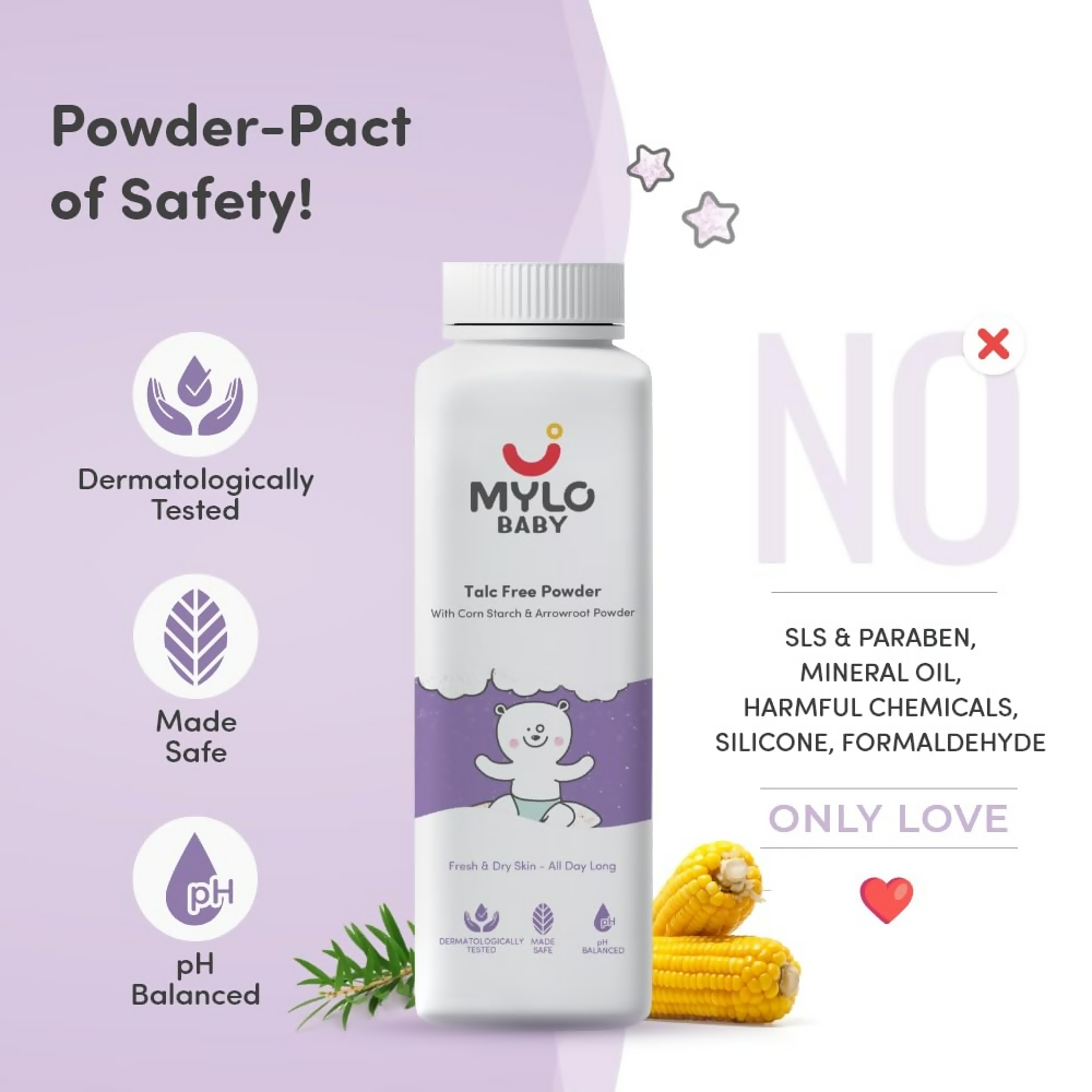 Mylo Baby Talc-Free Powder | Grocsy