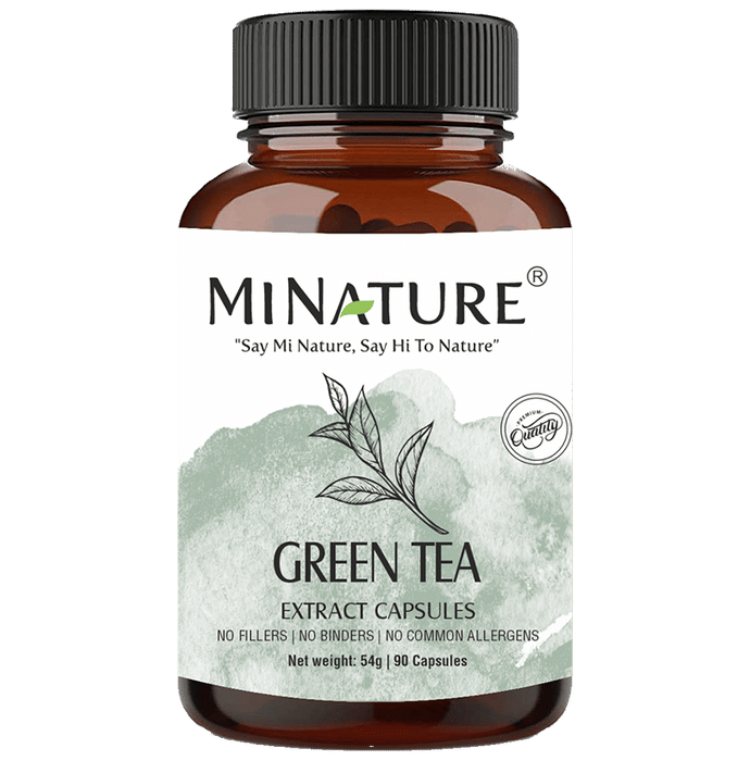 Minature Green Tea Extract Capsules | Grocsy