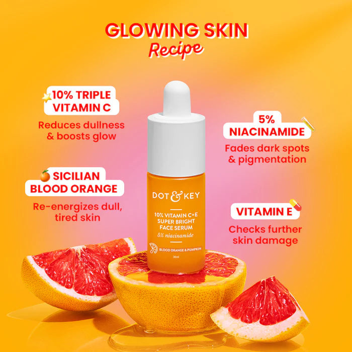 Dot & Key CSMS (Cleanser, Serum, Moisturizer, Sunscreen) Vitamin C Combo | Grocsy