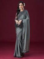 kasee Ethnic Embroidered Sarees | Grocsy