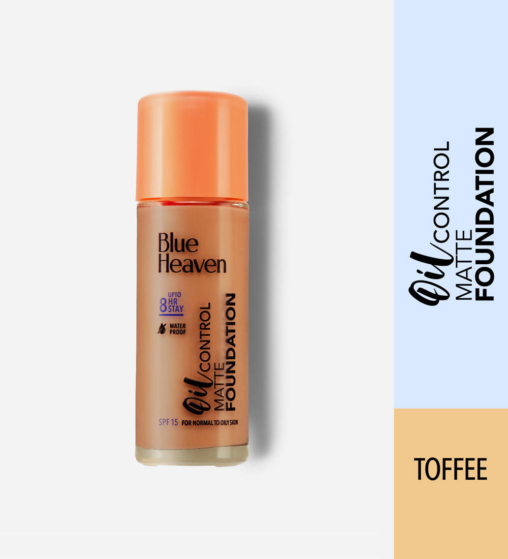 Blue Heaven Oil Control Matte Foundation SPF 15 Toffee | Grocsy