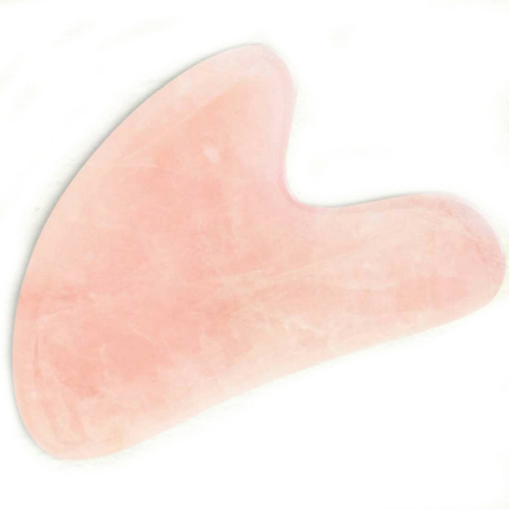 Love Earth Rose Quartz Gua Sha | Grocsy