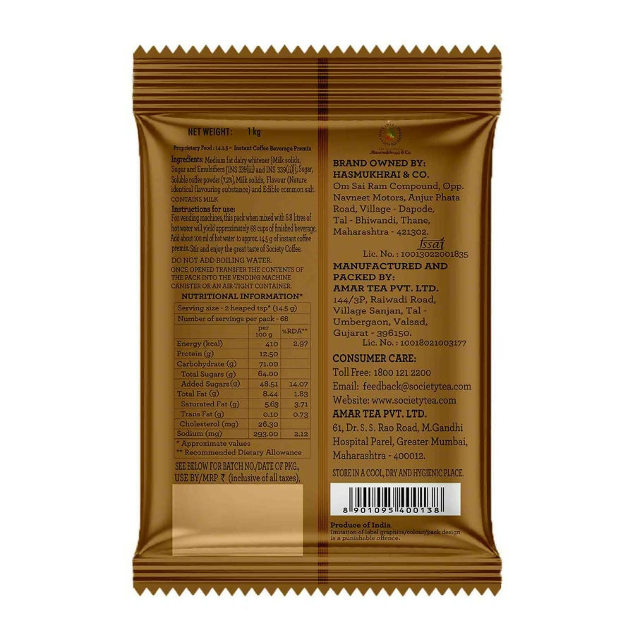 Society Coffee Premix Pouch | Grocsy