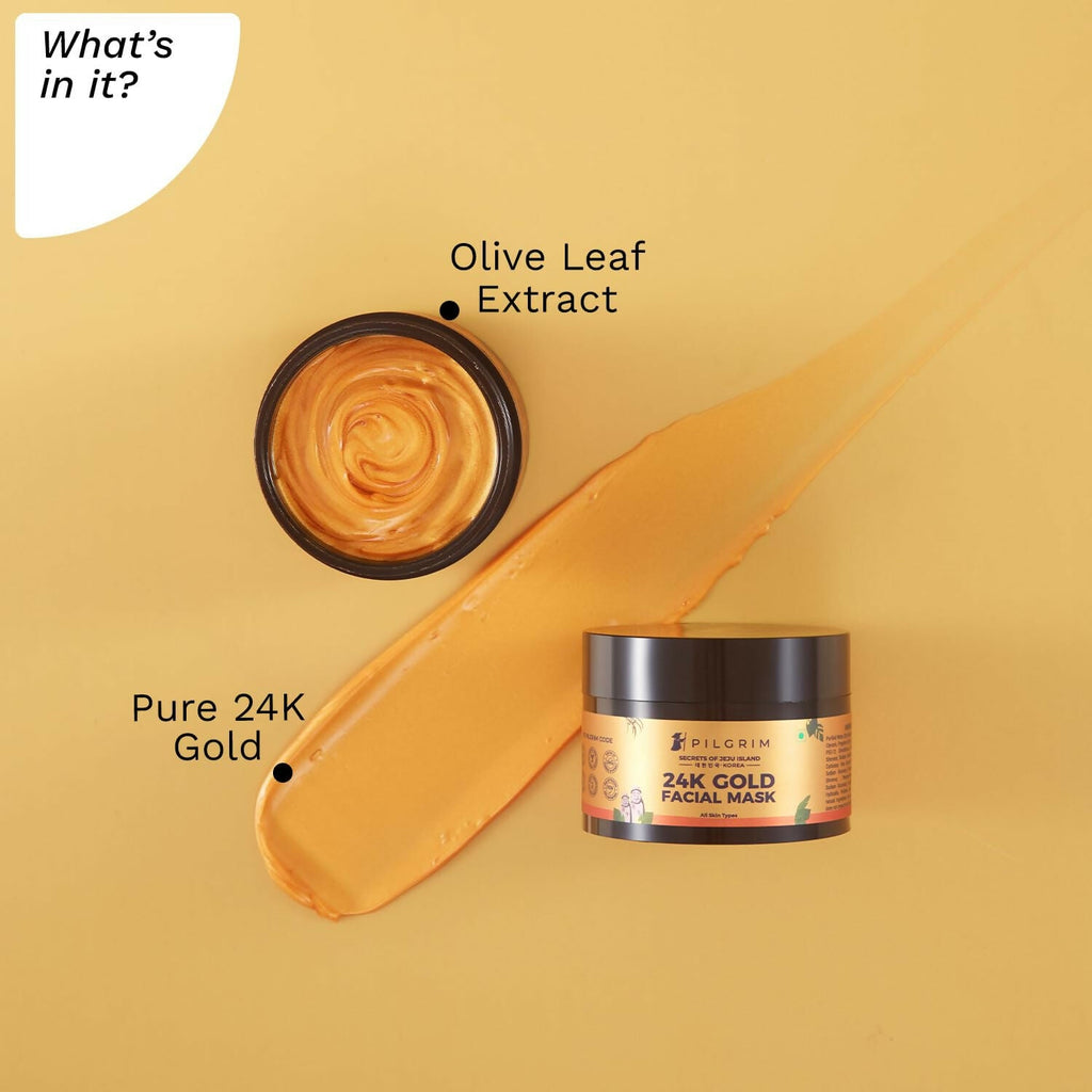 Pilgrim 24k Gold Face Mask For Glowing Skin | Grocsy