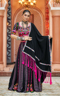 AI Fashion Multi Color Viscose Rayon Designer Navratri Lehenga Choli Collection | Grocsy
