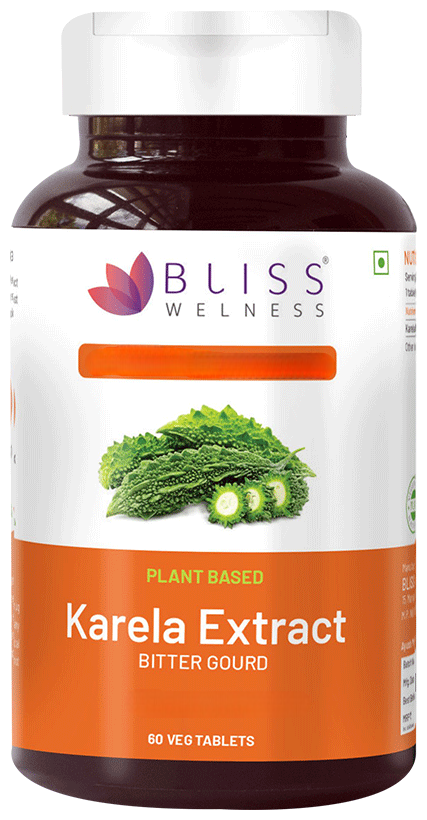 Bliss Welness Antioxidant Karela Extract Veg Tablet | Grocsy