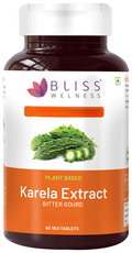 Bliss Welness Antioxidant Karela Extract Veg Tablet | Grocsy