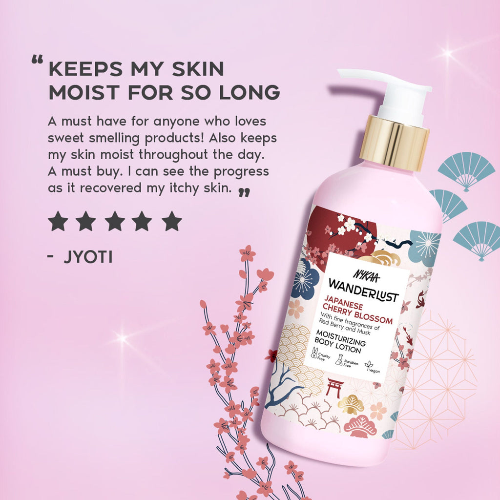 Wanderlust Moisturizing Body Lotion - Japanese Cherry Blossom | Grocsy
