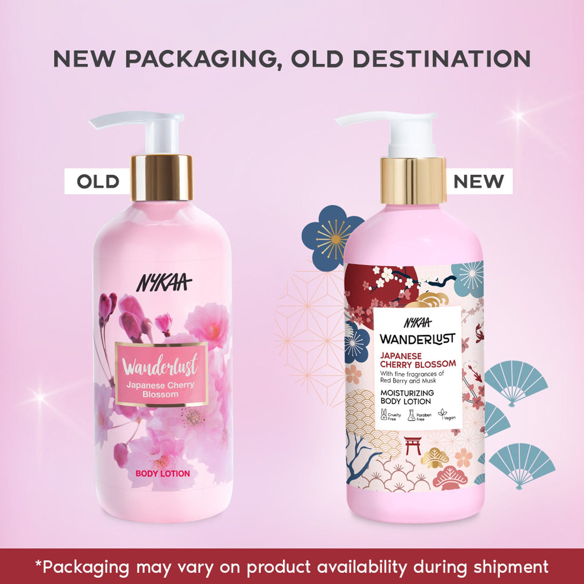 Wanderlust Moisturizing Body Lotion - Japanese Cherry Blossom | Grocsy