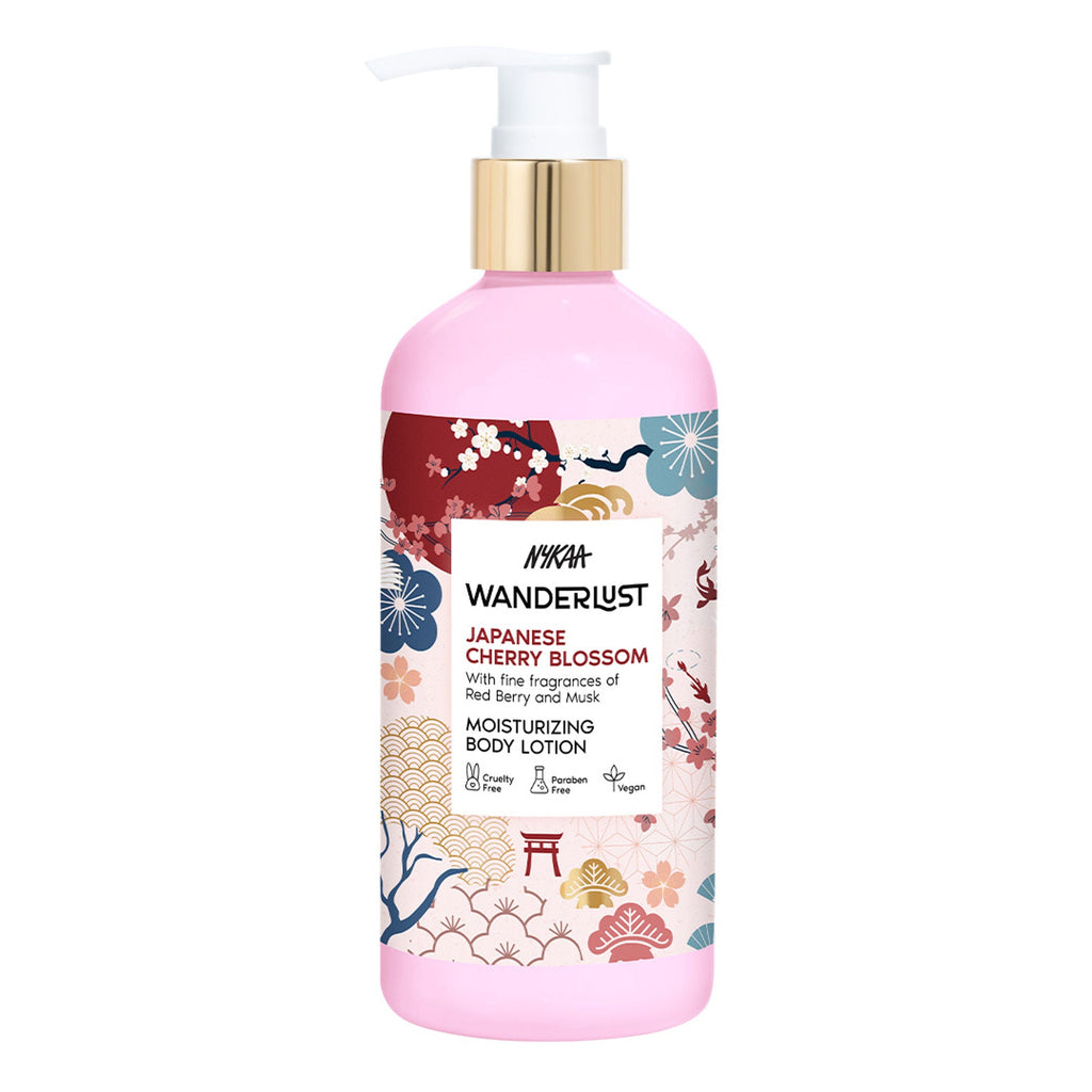 Wanderlust Moisturizing Body Lotion - Japanese Cherry Blossom | Grocsy