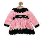 Chutput Kids Pink Ice Kitty Design Solid Pullover Sweater | Grocsy