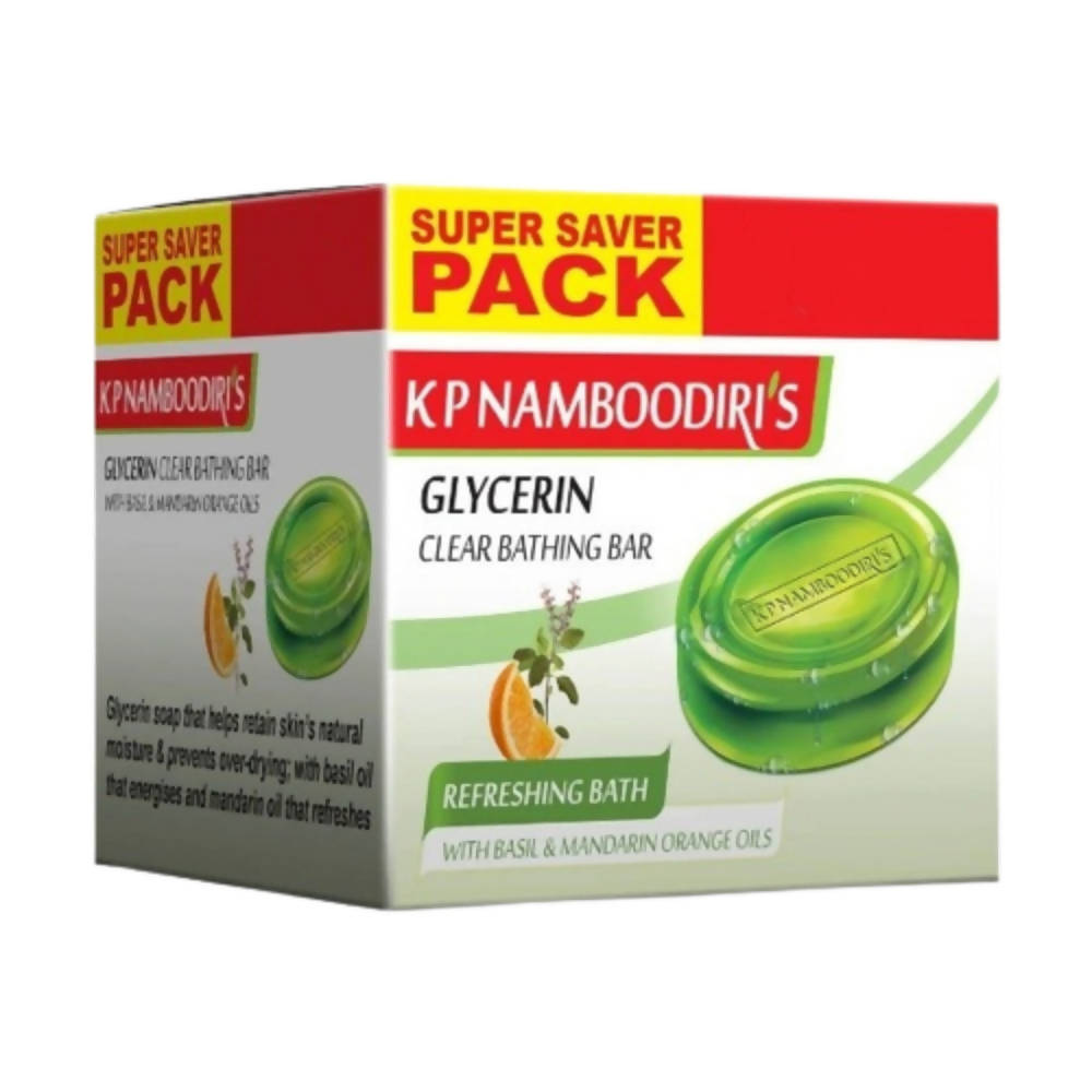 Kp Namboodiri's Glycerin Clear Refreshing Bathing Bar | Grocsy