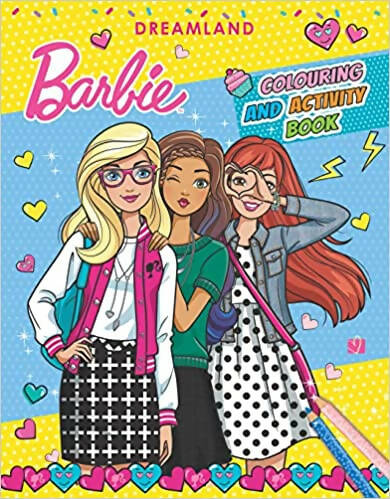 Dreamland Barbie Colouring and Activity Book | Grocsy