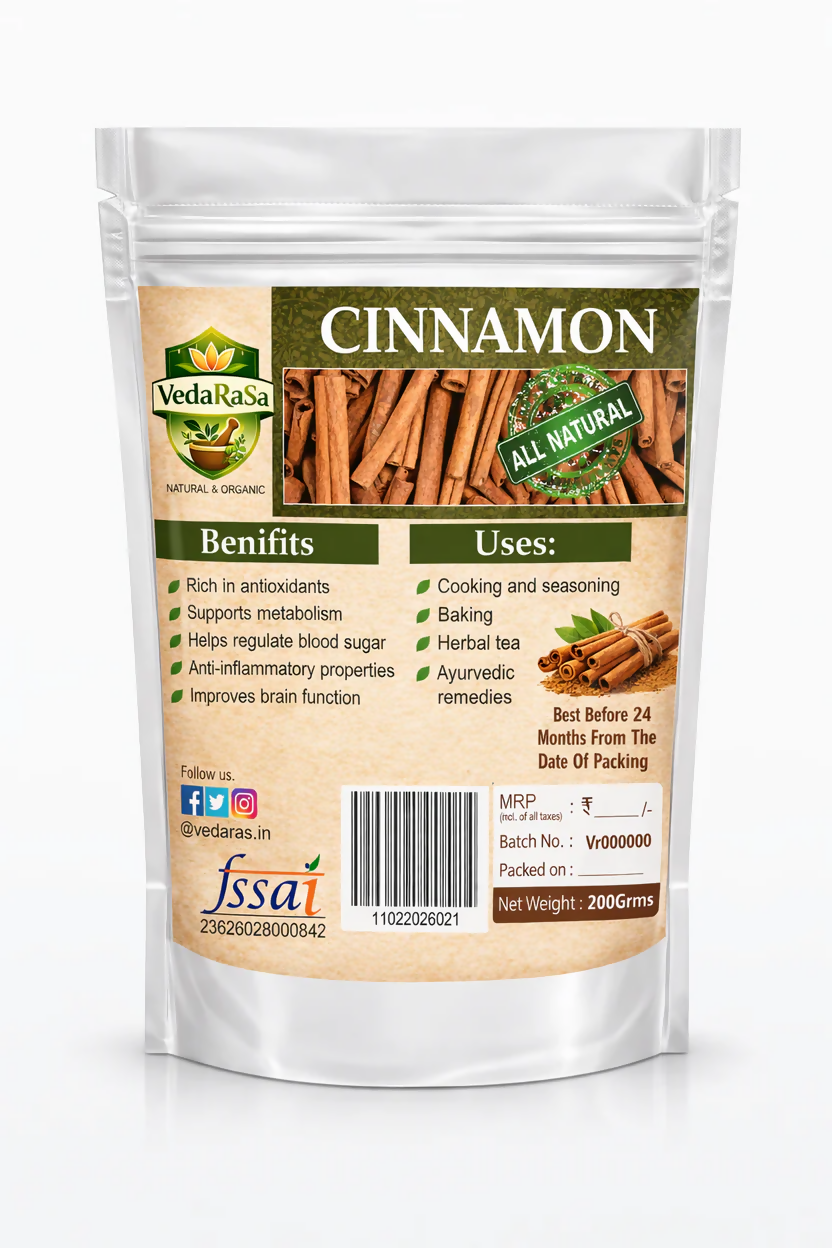 VedaRasa Raw Cinnamon Sticks (Dalchini) | Grocsy