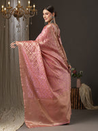 Saree Mall Ethnic Motifs Woven Design Zari Banarasi Traditional Sarees | Grocsy