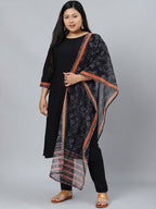 Sztori Plus Size Ethnic Motifs Printed Regular Kurta with Trousers & With Dupatta | Grocsy