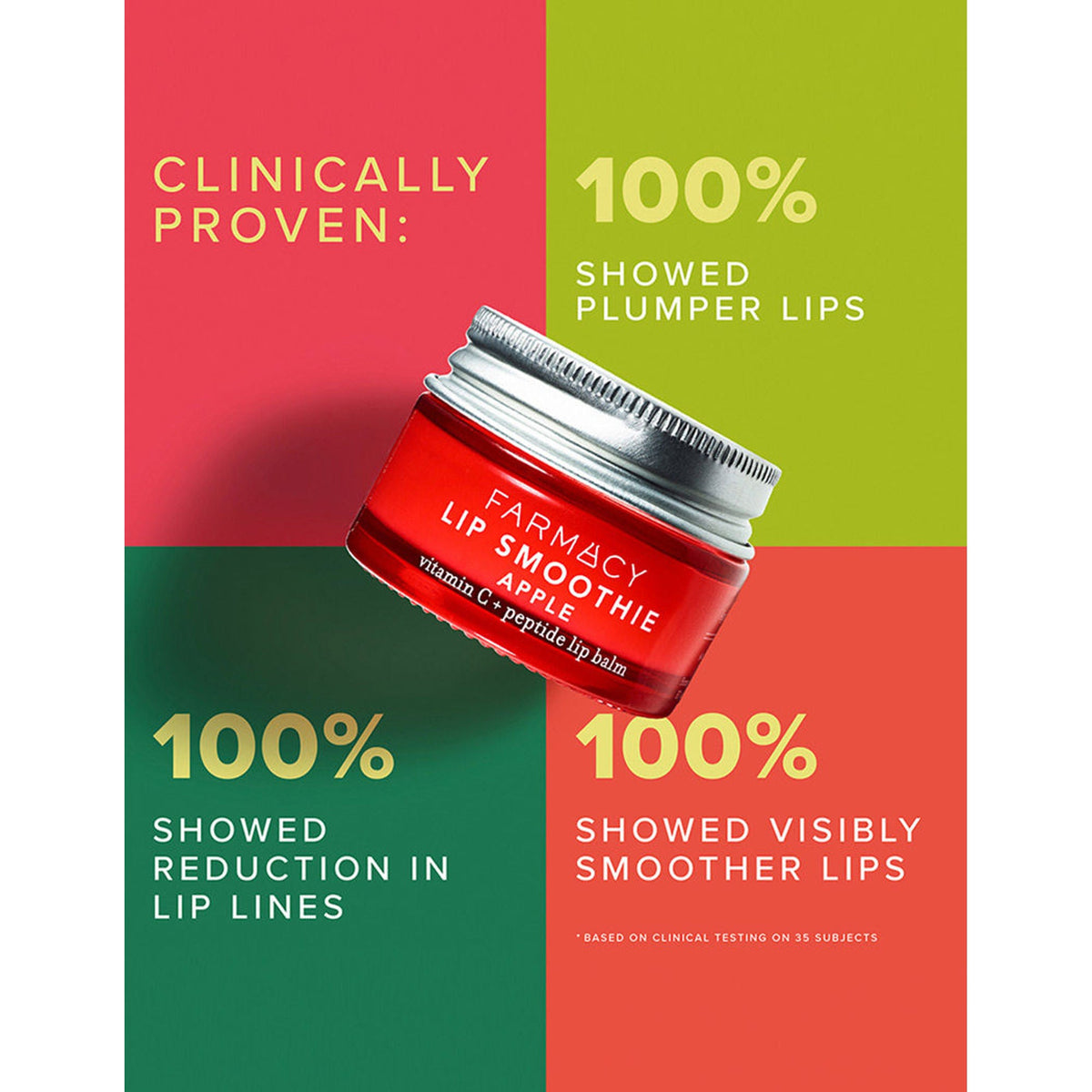Farmacy Beauty Lip Smoothie Vitamin C + Peptide Lip Balm | Grocsy