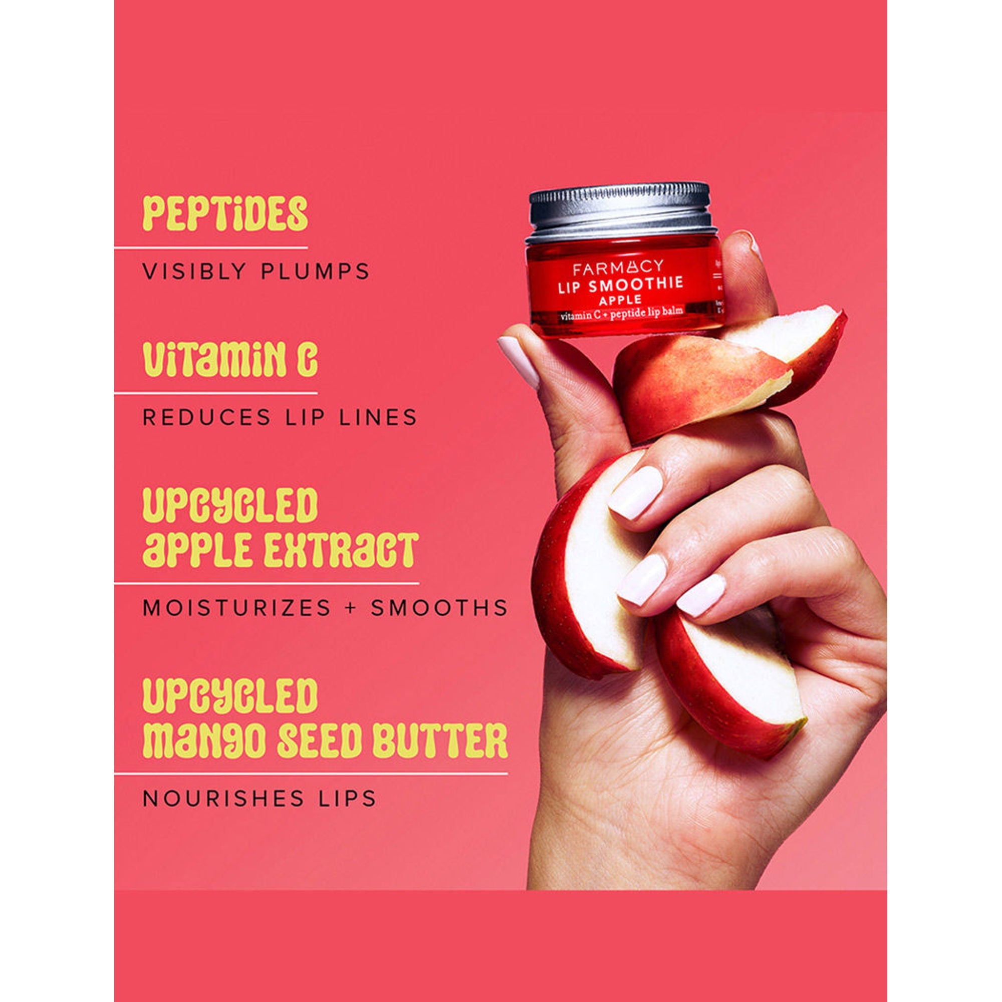 Farmacy Beauty Lip Smoothie Vitamin C + Peptide Lip Balm | Grocsy