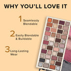 Character 44 Pro Creations Eyeshadow Palette - Ffe001 | Grocsy