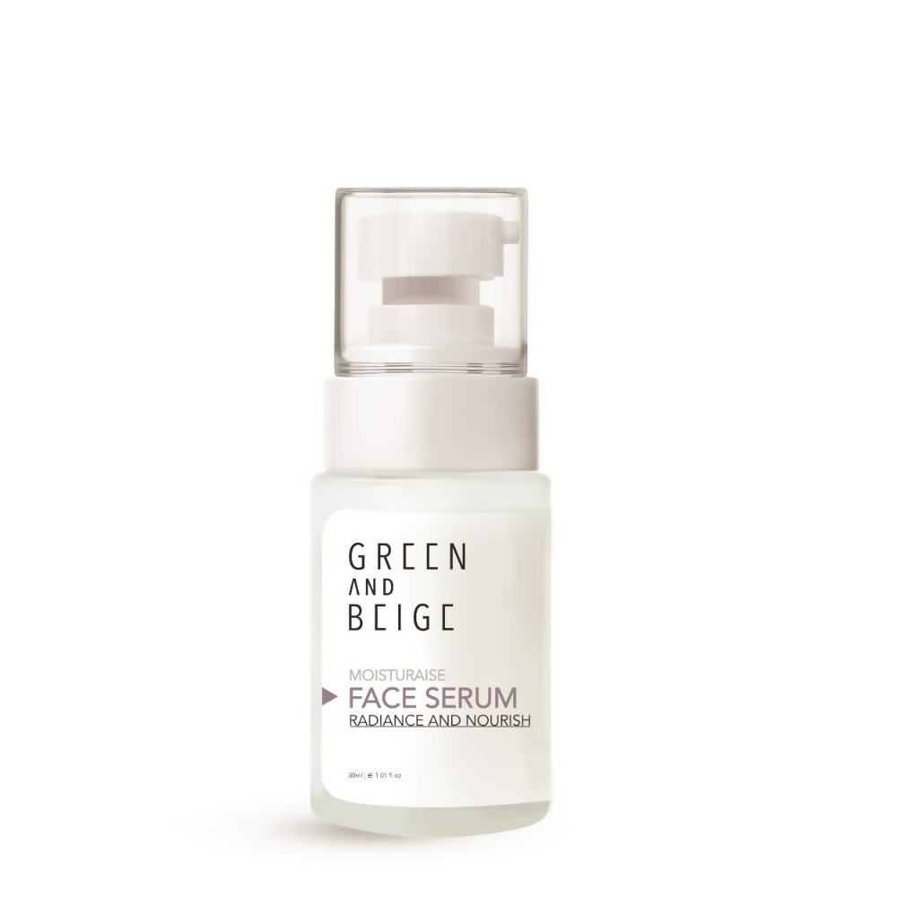 Green And Beige Moisturaise Face Serum Radiance And Nourish | Grocsy