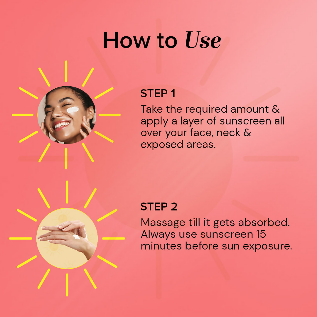 Khadi Natural Watermelon + Niacinamide Sunscreen SPF 50 PA+++ | Grocsy