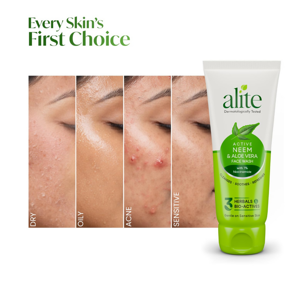 Alite Neem & Aloe Vera Face Wash | Grocsy