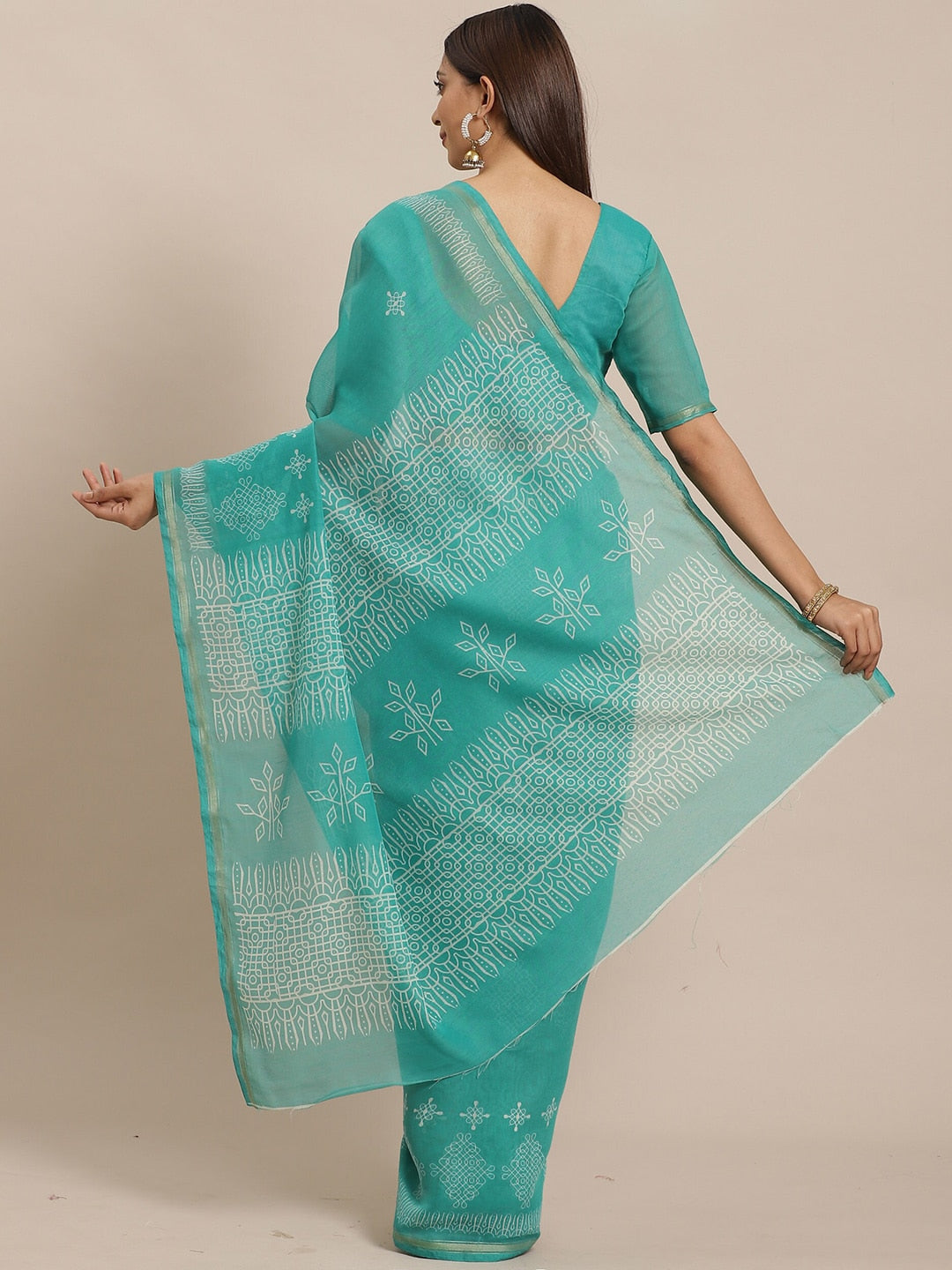 Saree Mall Ethnic Motifs Printed Banarasi Sarees | Grocsy