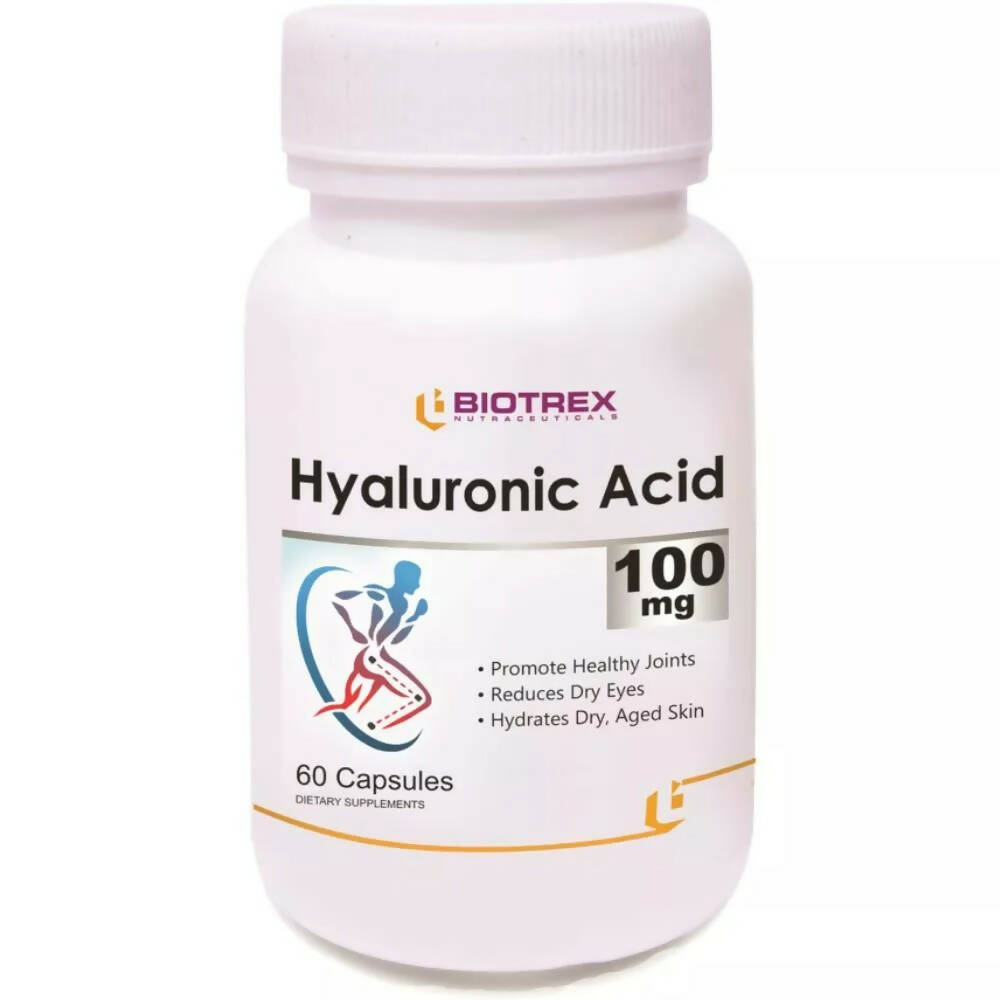 Biotrex Hyaluronic Acid 100mg Capsules | Grocsy