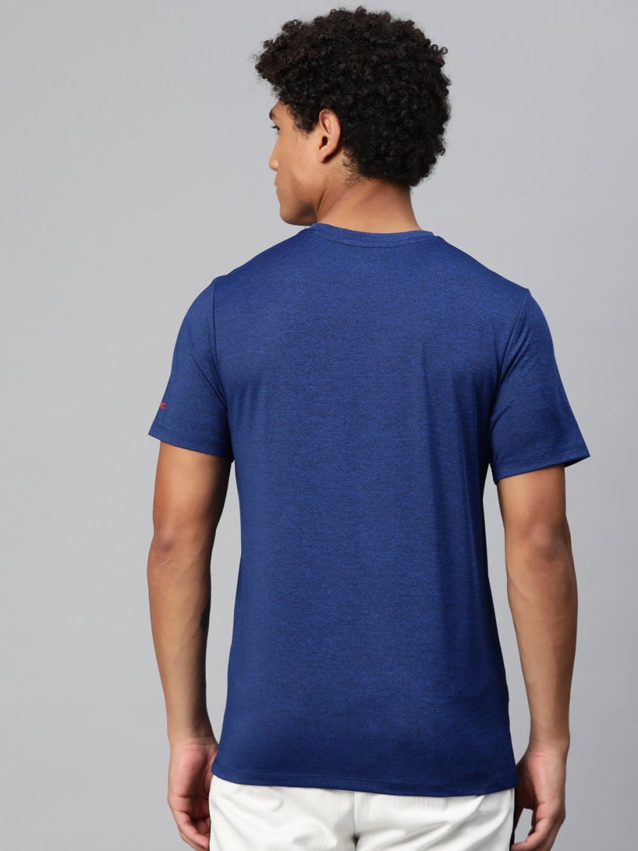 Alcis Typography Printed Anti Static Slim Fit T-shirt | Grocsy