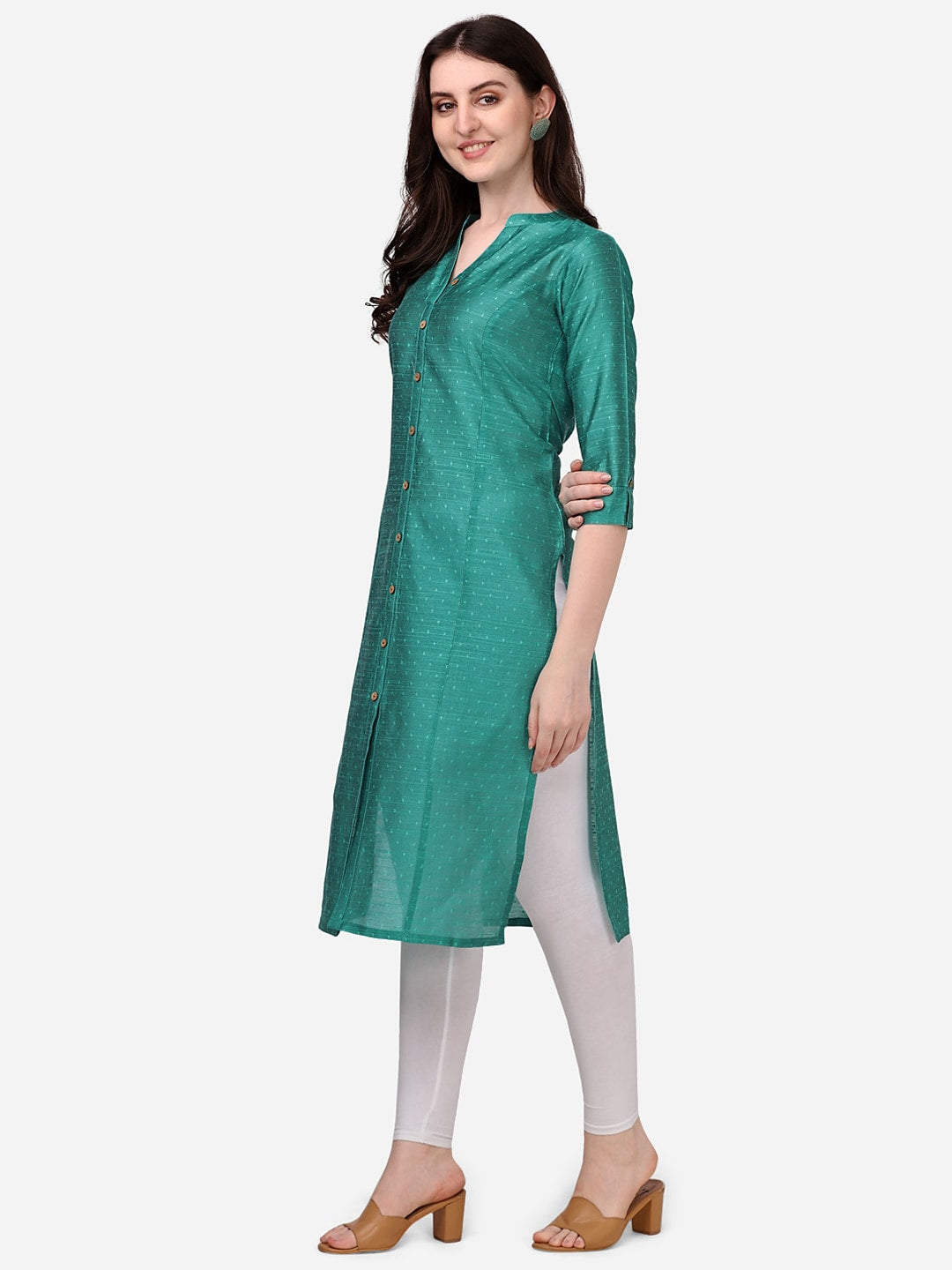 HERE&NOW Ethnic Motifs Printed Kurta | Grocsy
