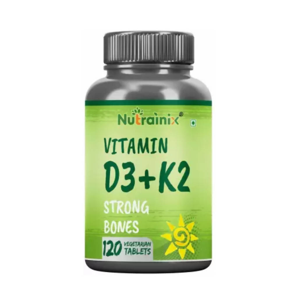 Nutrainix Vitamin D3 + K2 Vegan Tablets | Grocsy