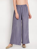 TAG 7 Women Flared Regular Palazzos | Grocsy
