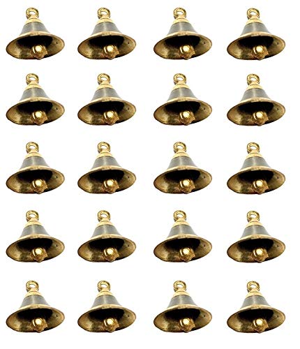 Uapan Brass Pooja Room Bells with J Hook | Grocsy